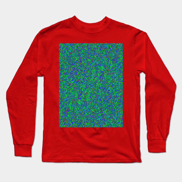 Speckled Green Long Sleeve T-Shirt by Amanda1775